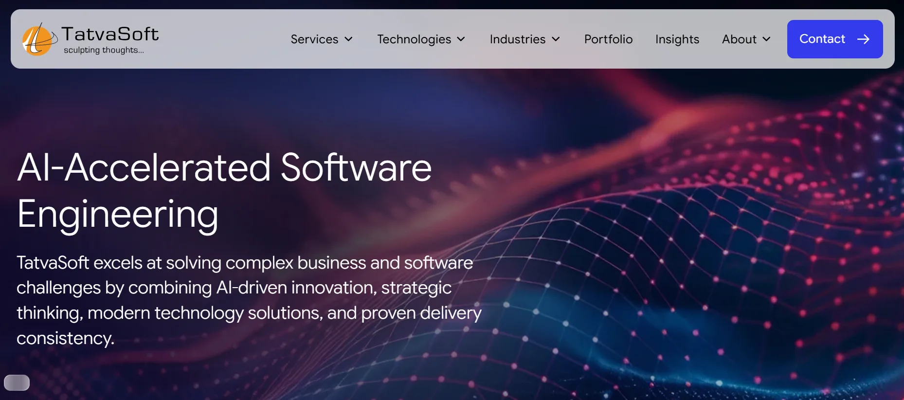 Tatva-soft-homepage