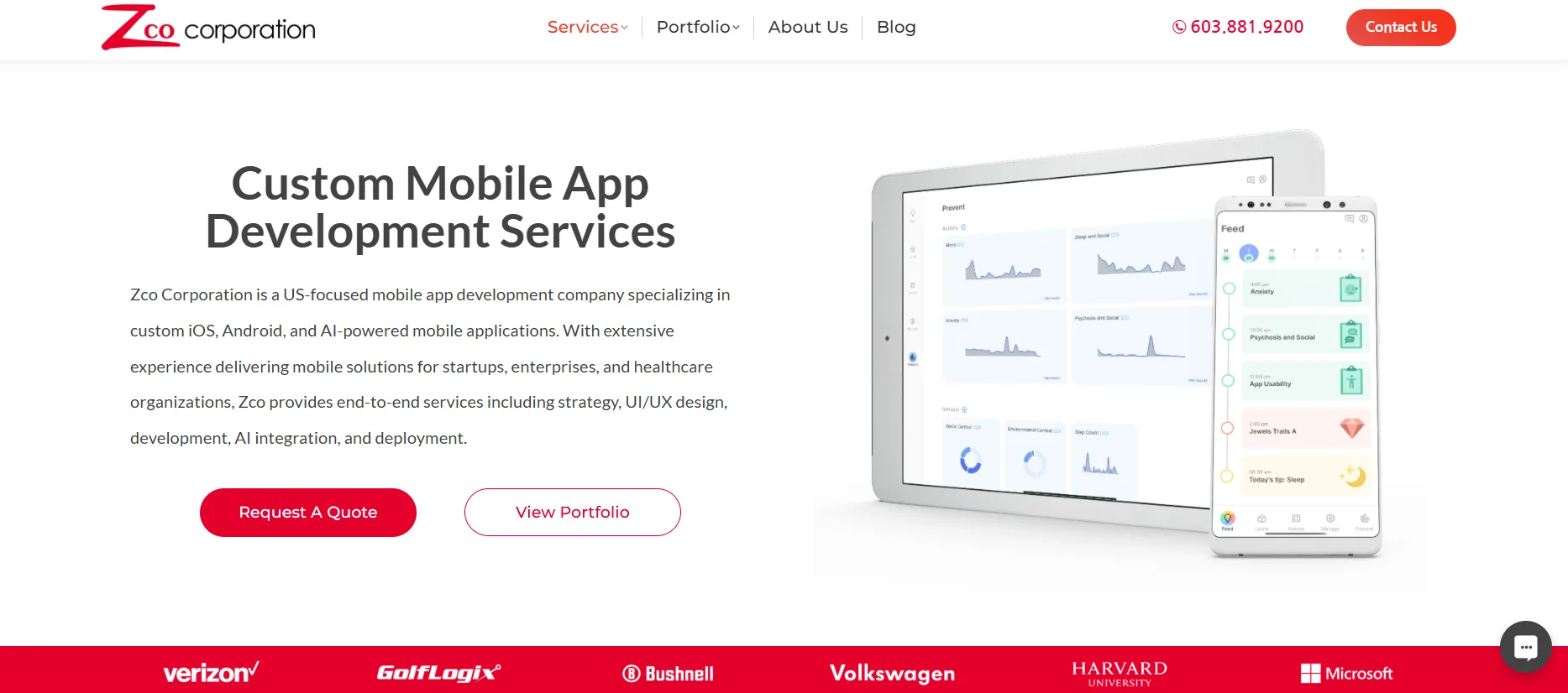 Zco Corporation web page